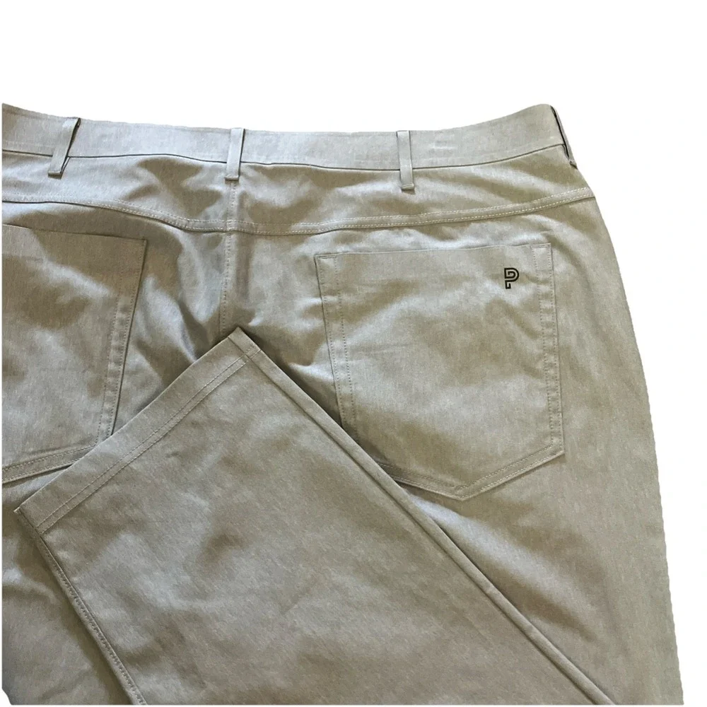 Public Rec Workday Pants Mens 42x28 Grey Straight 5-Pocket Nylon Stretch Chino